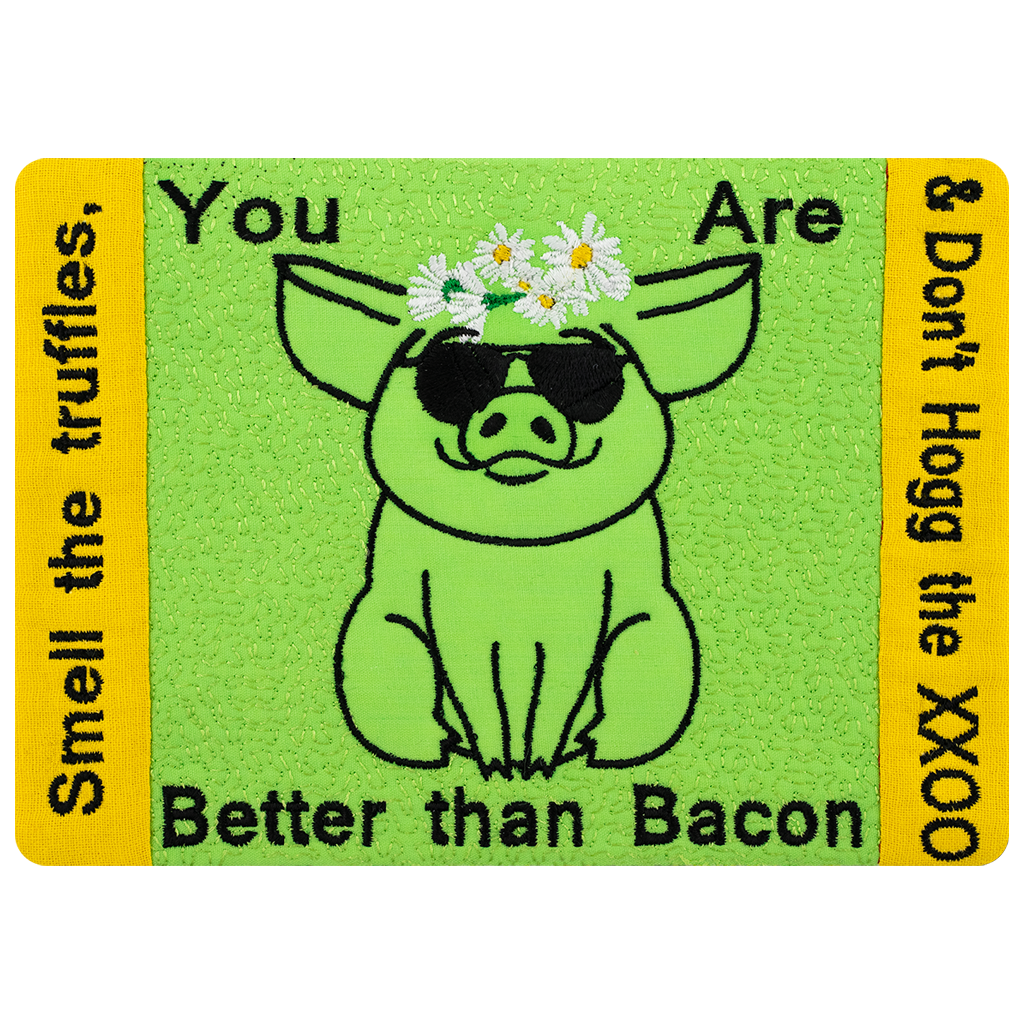 Mug Rug, Pig