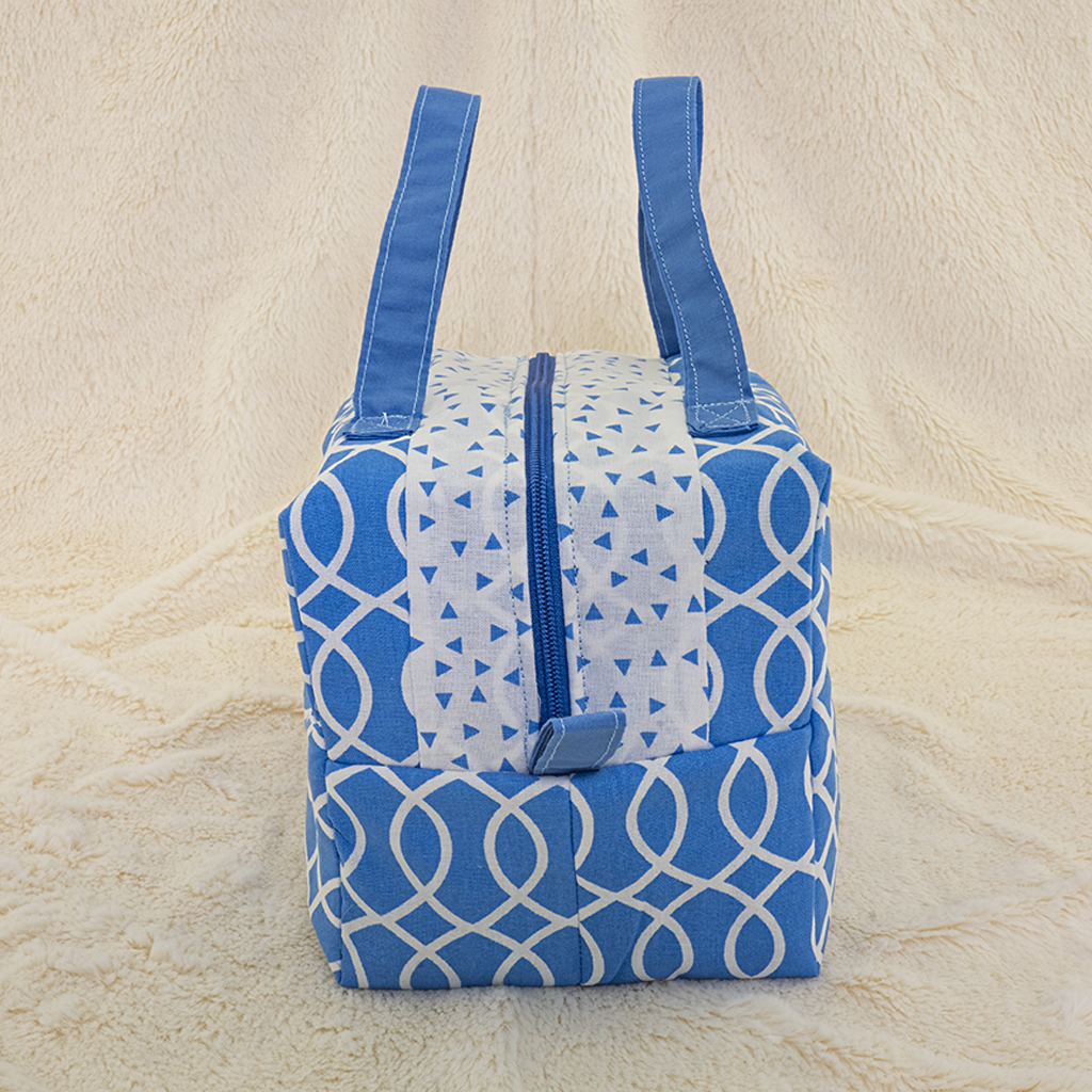Blue Makeup Bags, Set of 3 - Image 5